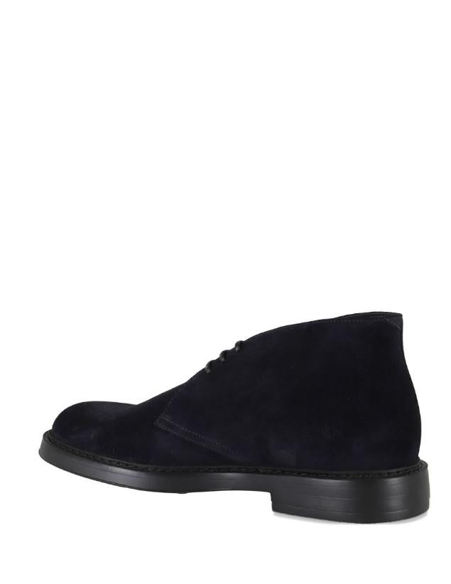 CHUKKA<BR/>Stivaletto in suede blu 3237BRUGES BLU DOUCAL'S 