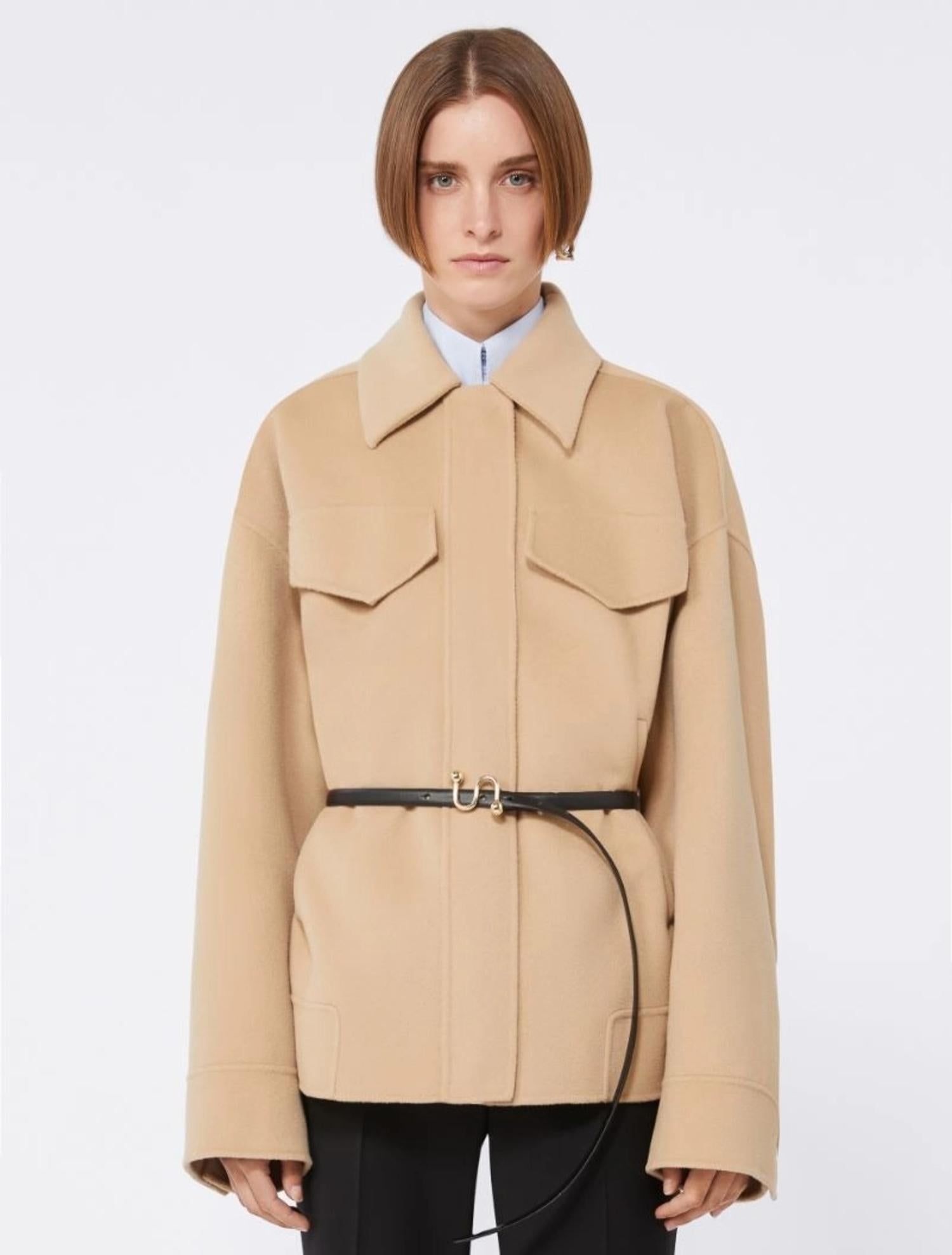 Caban in double di lana <BR/> CANTORE 001 SPORTMAX 