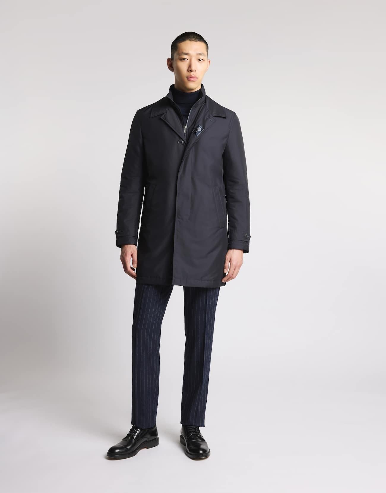 Morning Coat in Popeline Tecnico<BR/> NAM62510160AXX U804 FAY 