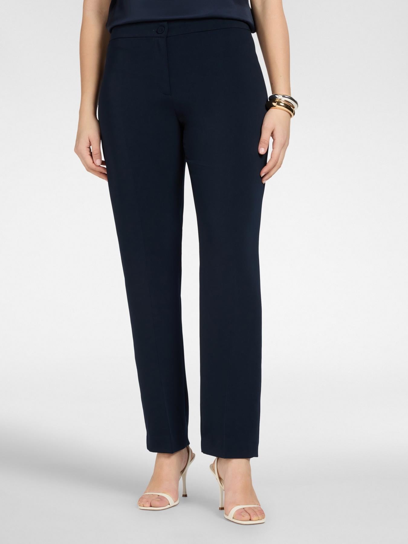 Pantaloni in cady<BR/> P019P000468N 34 ELENA MIRO 