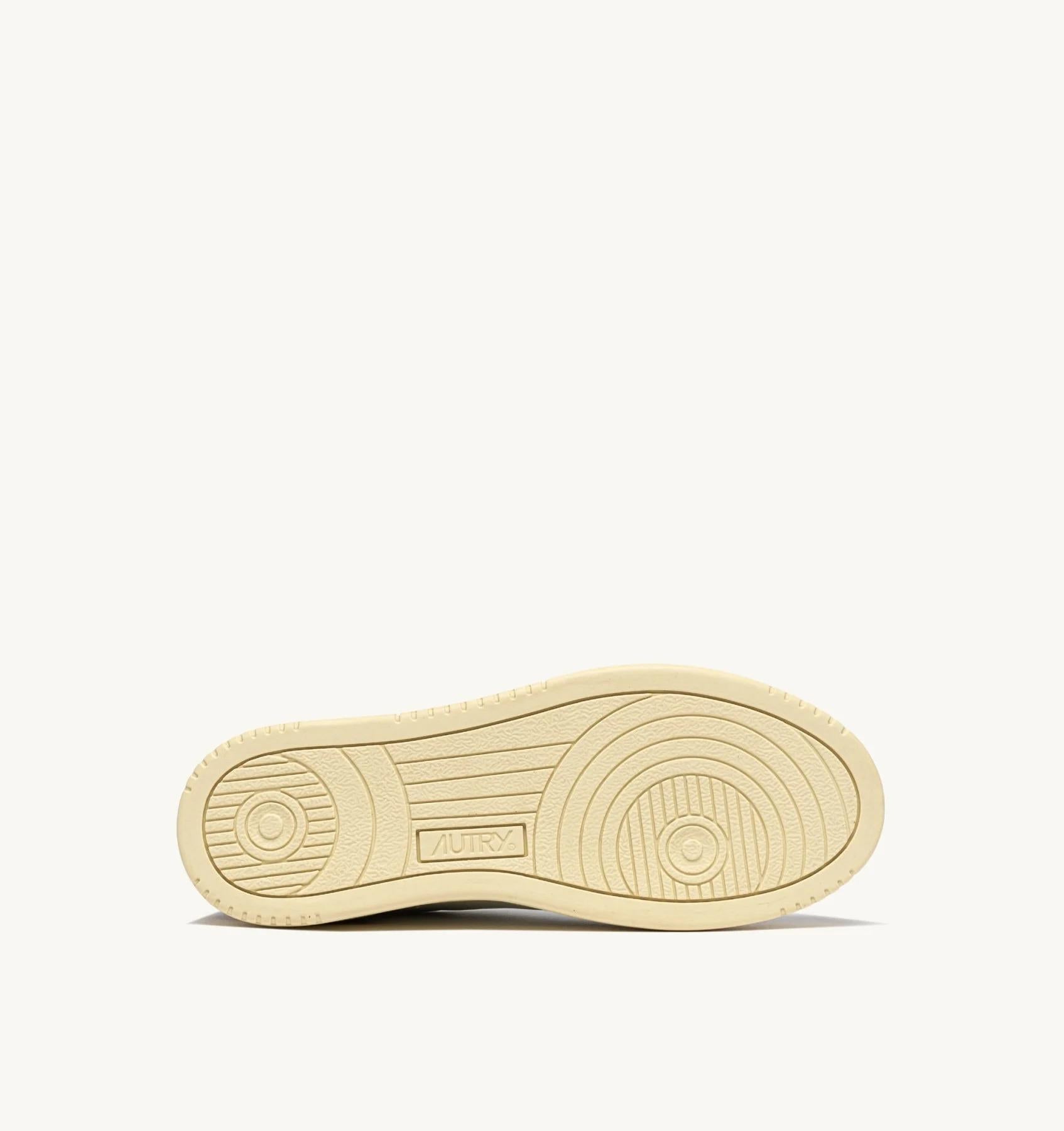 SNEAKERS MEDALIST LOW IN PELLE BIANCA E SUEDE ANTILOPE AULW FT02 AUTRY ACTION SHOES 