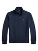Felpa in cotone a mezza zip