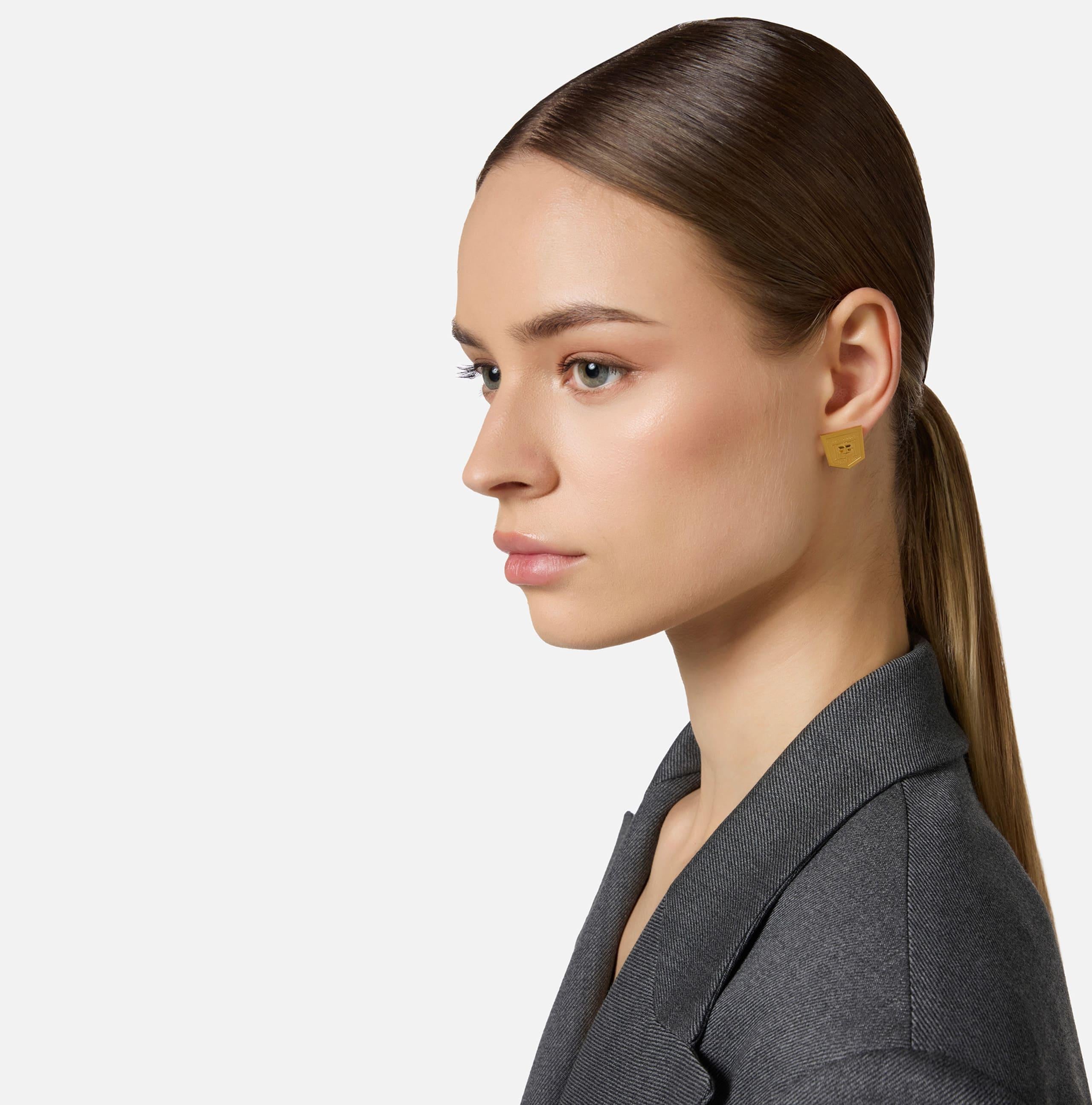 Logo Crest Earrings
