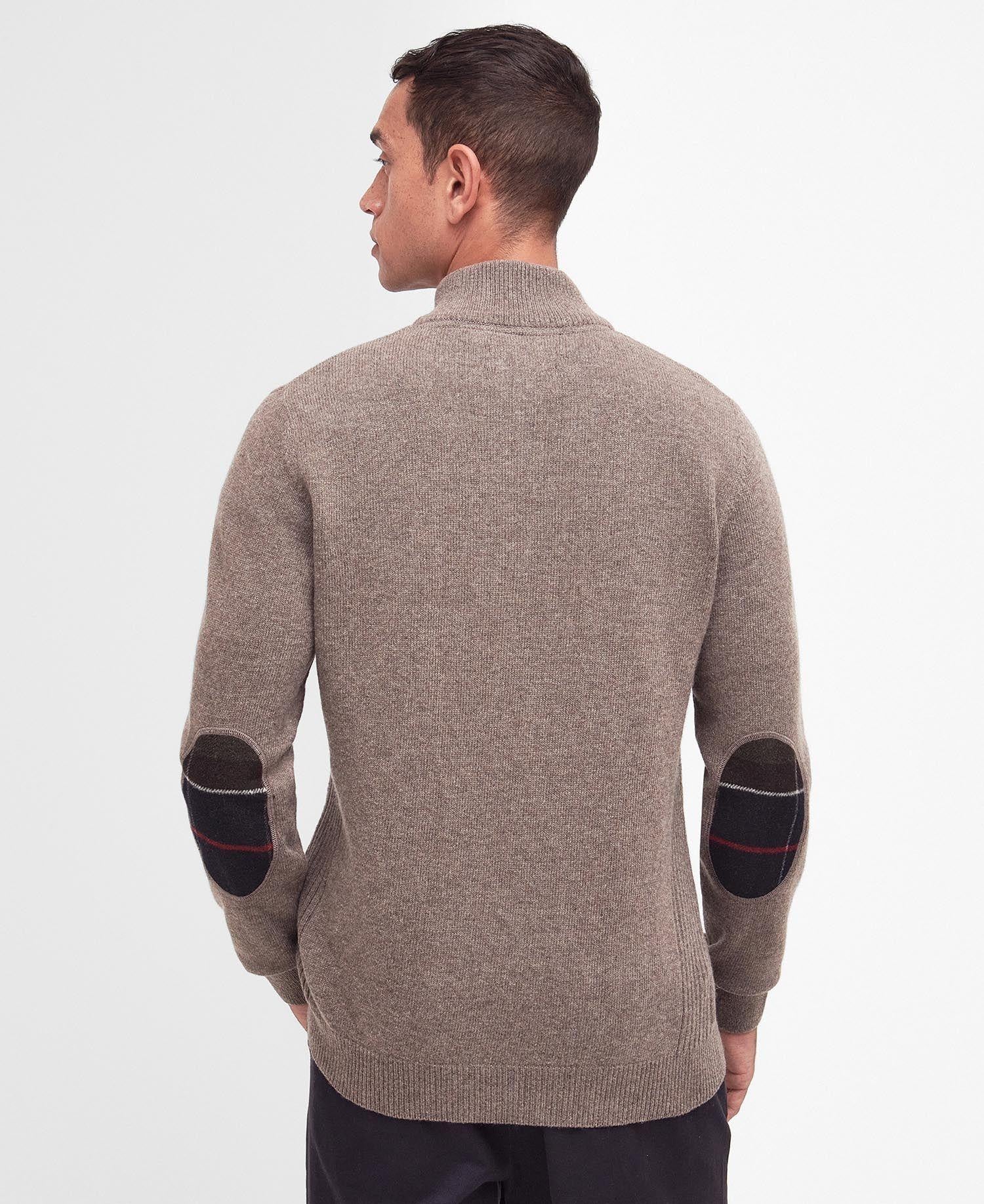 Maglione uomo mezza zip in lana