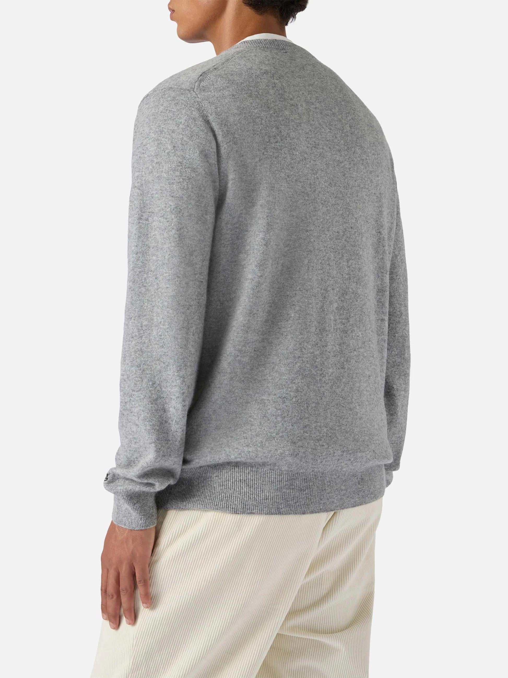 Maglione a girocollo Heron Light con ricamo E io pagooo | YUPPIES SPECIAL EDITION<BR/> HER0024 03430I MC2 SAINT BARTH 