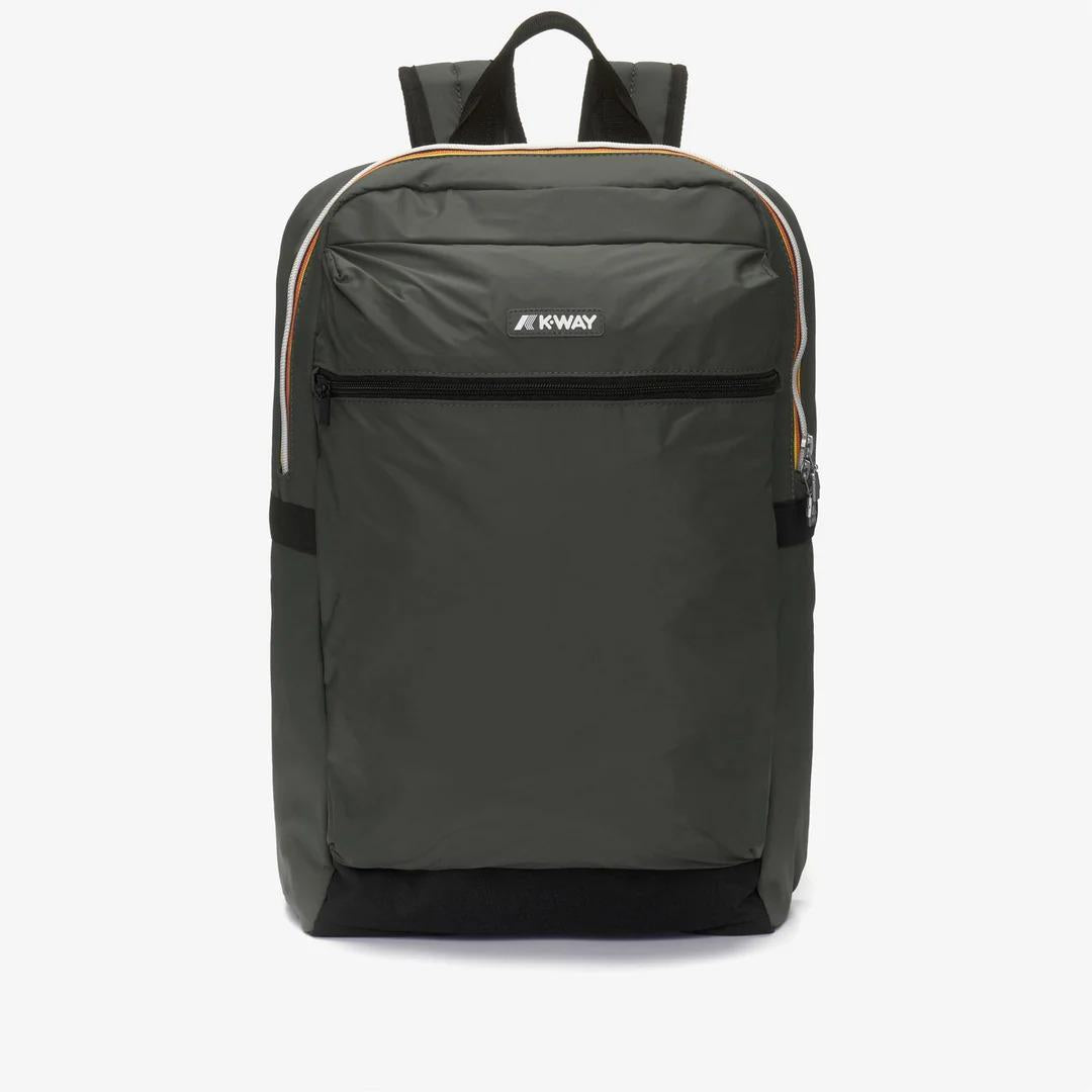 LAON<BR/>Zaino da Città Unisex Verde Scuro con Scomparto per Laptop K2116RW WMR K-WAY 