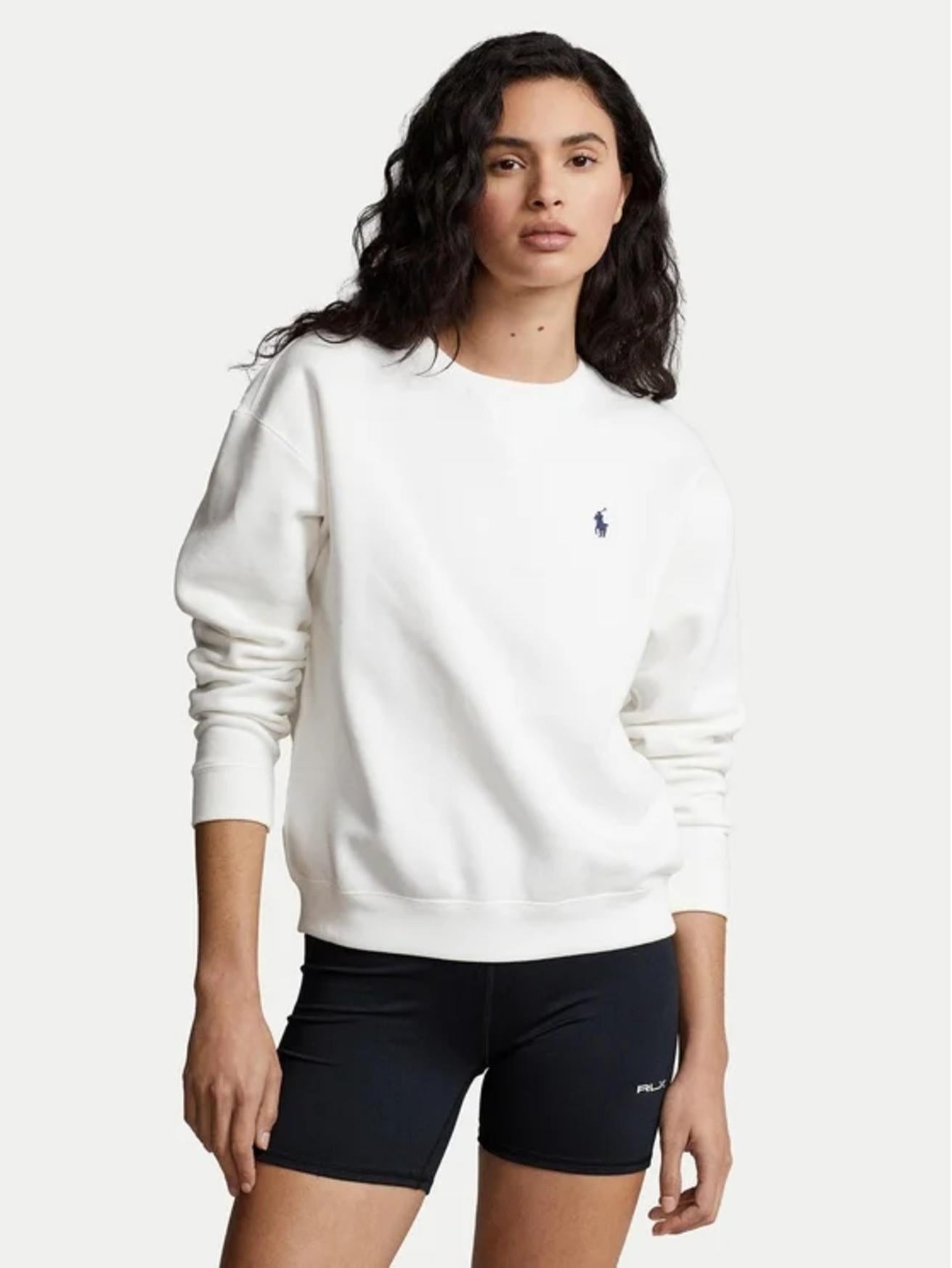 Felpa in misto cotone girocollo 211943006 001 RALPH LAUREN 