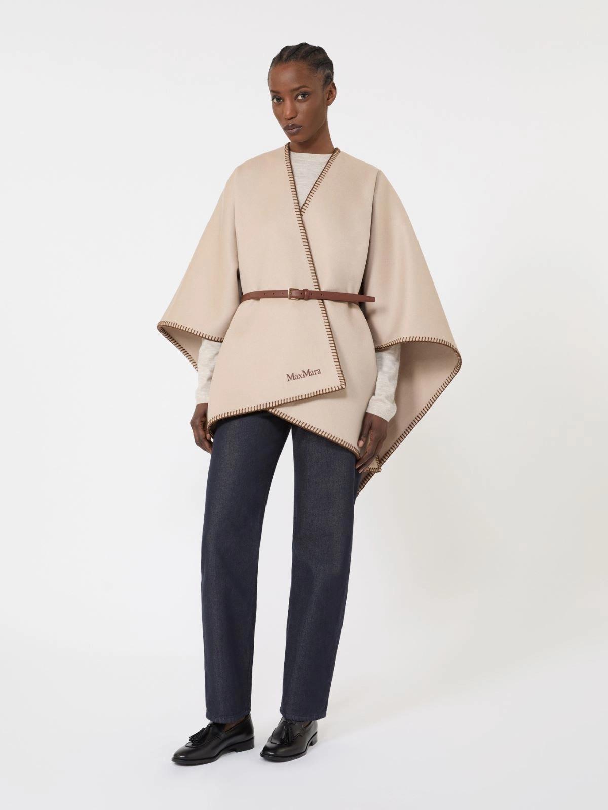 MXACOLOMBA<BR/>Mantella in lana e cachemire con cintura MXACOLOMBA 001 MAX MARA 