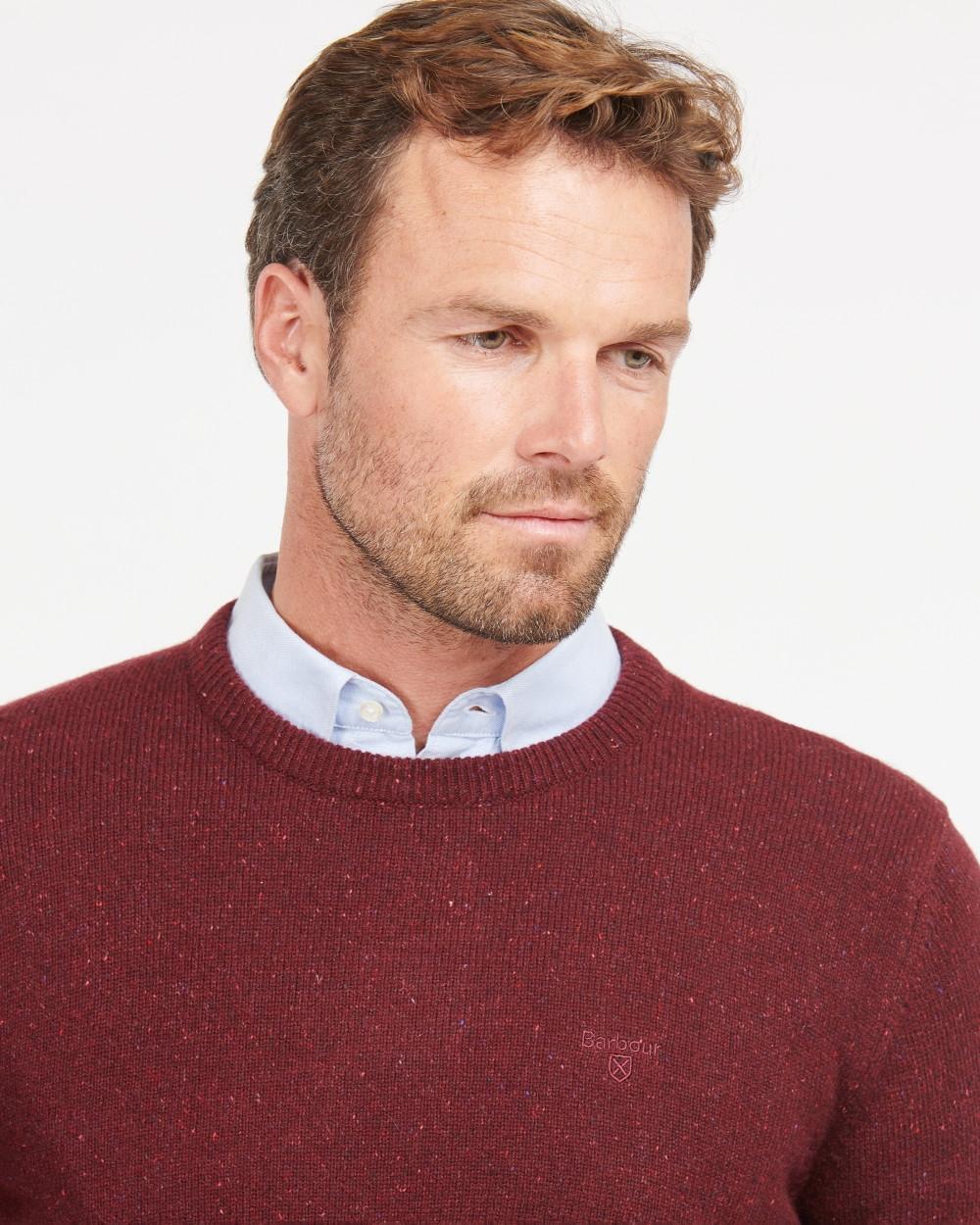 Maglia in pura lana Essential Tisbury MKN0844 RE56 BARBOUR 