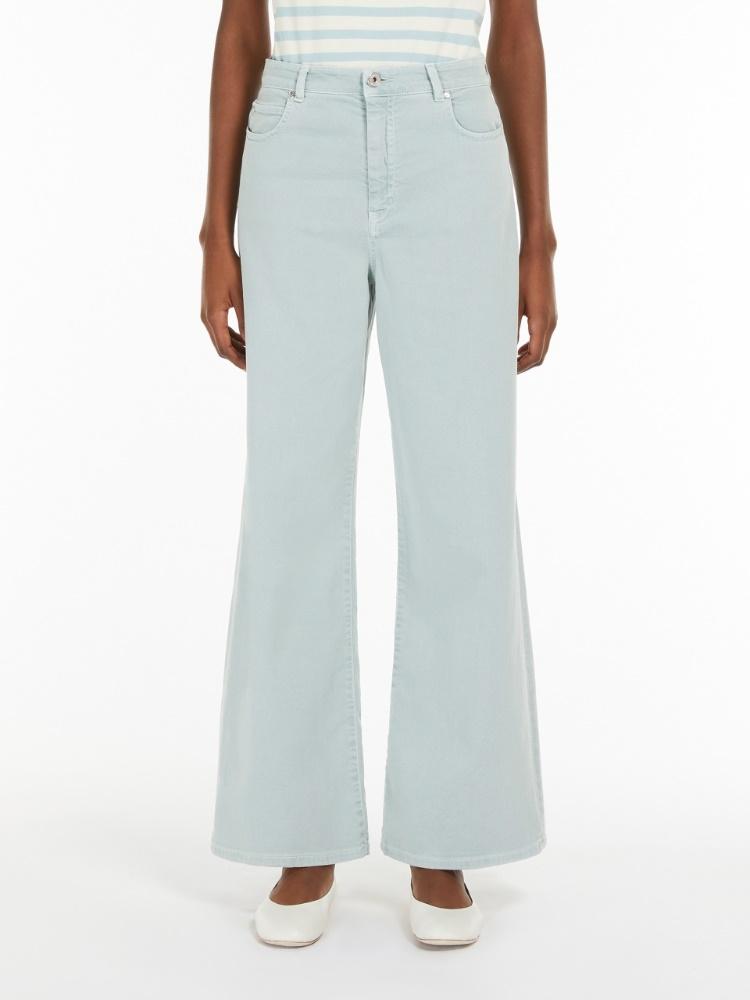 Pantalone donna wide leg in drill di cotone MEDINA 011 WEEKEND 