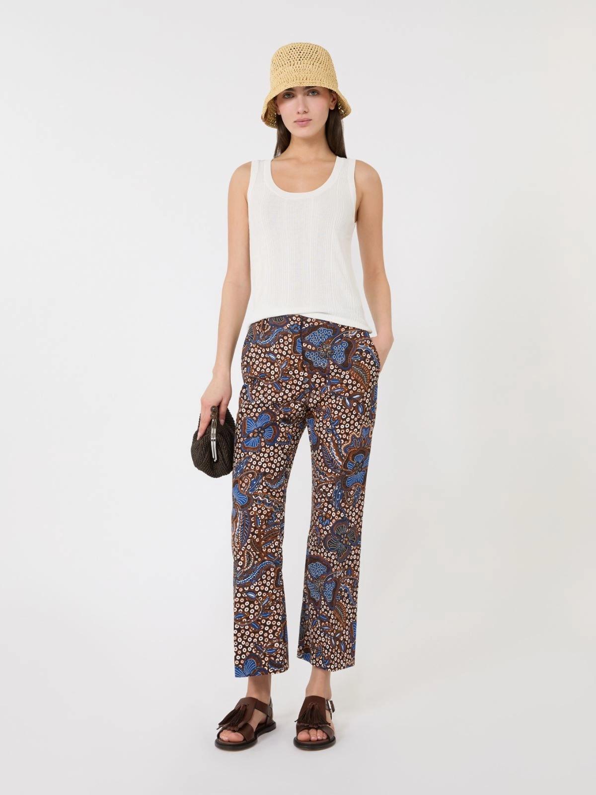 Maglia smanicata in filato di viscosa - BIANCO<BR/> WKDCOSE 001 WEEKEND 