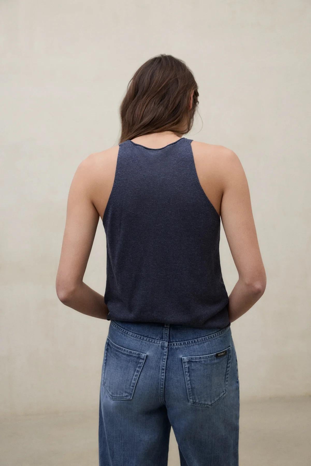 Cannottiera Ceiba Blu<BR/><BR/> CEIBA 148 ECOALF 