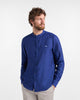 Camicia in lino collo coreana