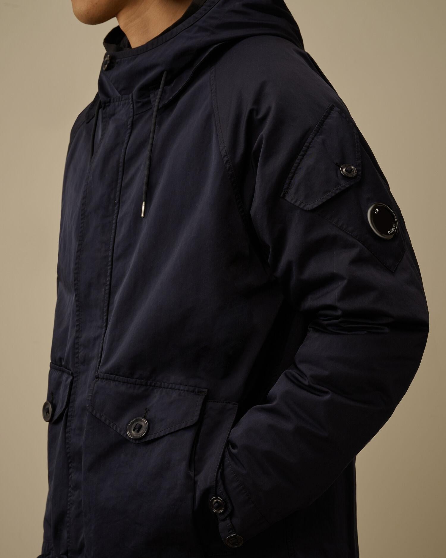 Micro Kei Hooded Lens Jacket<BR/> CMOW189A 888 C.P. COMPANY 