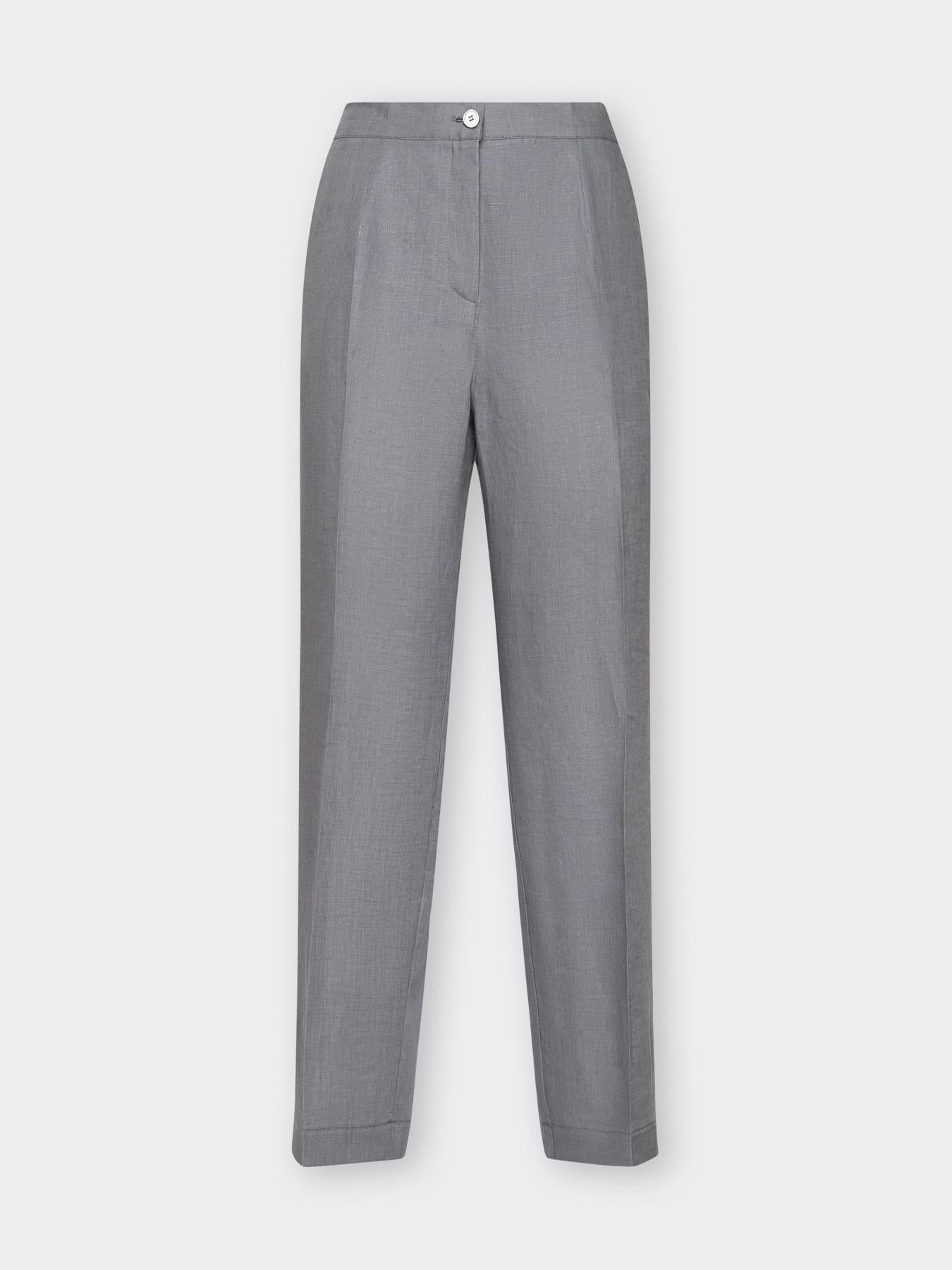 Pantaloni in lino<BR/> P007P000494N 23 ELENA MIRO 