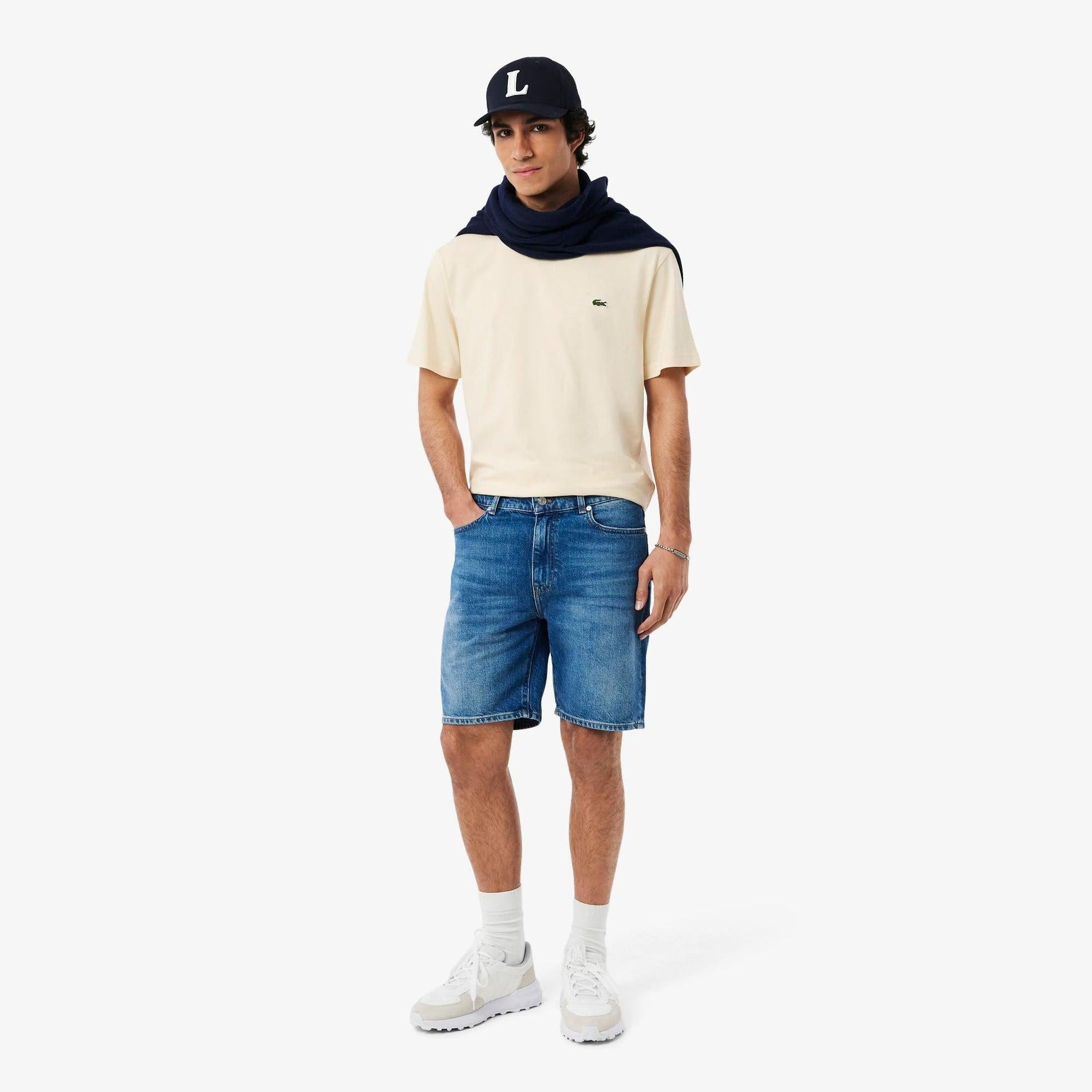T-shirt uomo in cotone TH7318 056 LACOSTE 
