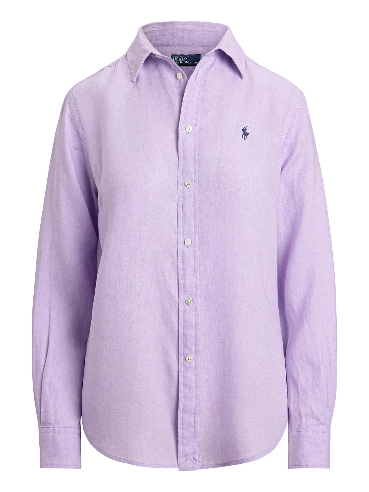 Camicia donna Polo Ralph Lauren realizzata in lino 211970730 513 RALPH LAUREN 