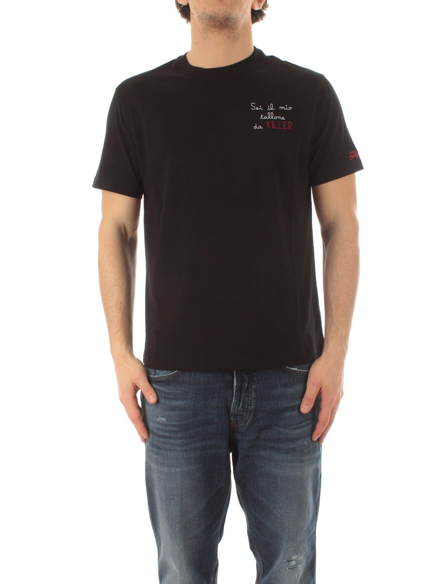 T-shirt Portofino in jersey di cotone classic fit con ricamo