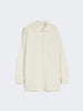 Giacca camicia in lana e cachemire