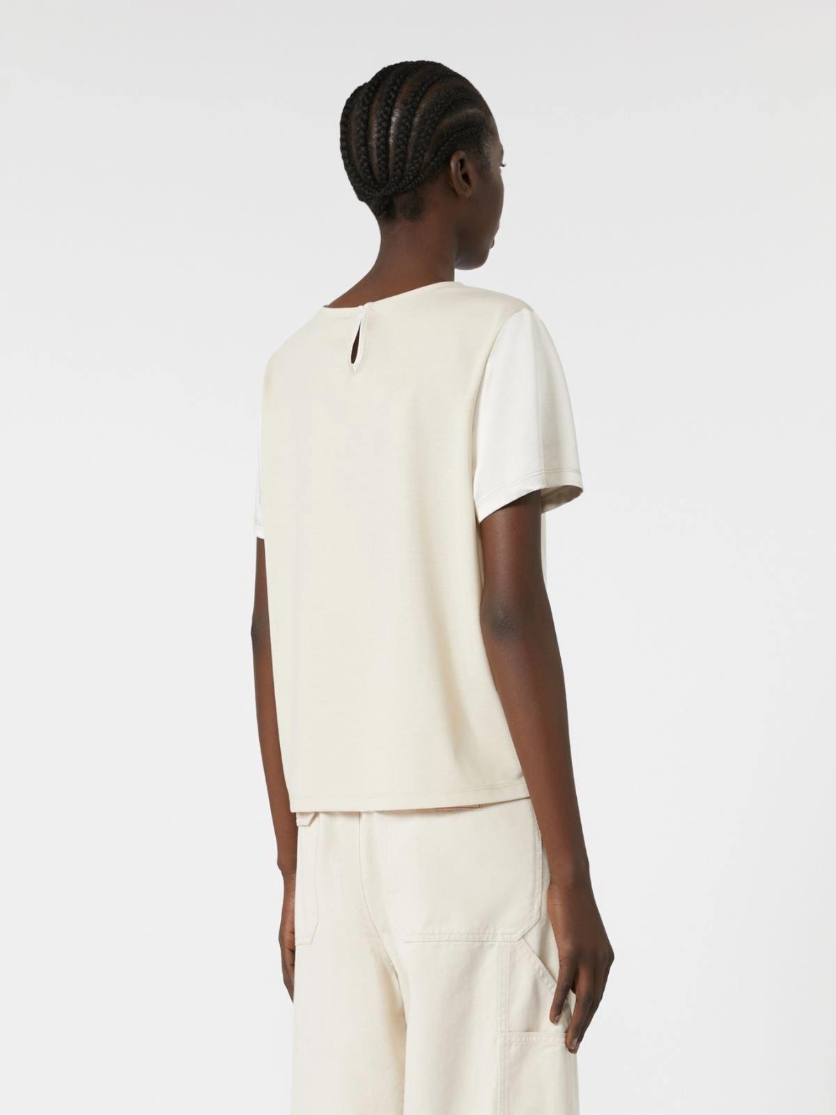 T-shirt in raso e jersey GILBERT 001 WEEKEND 