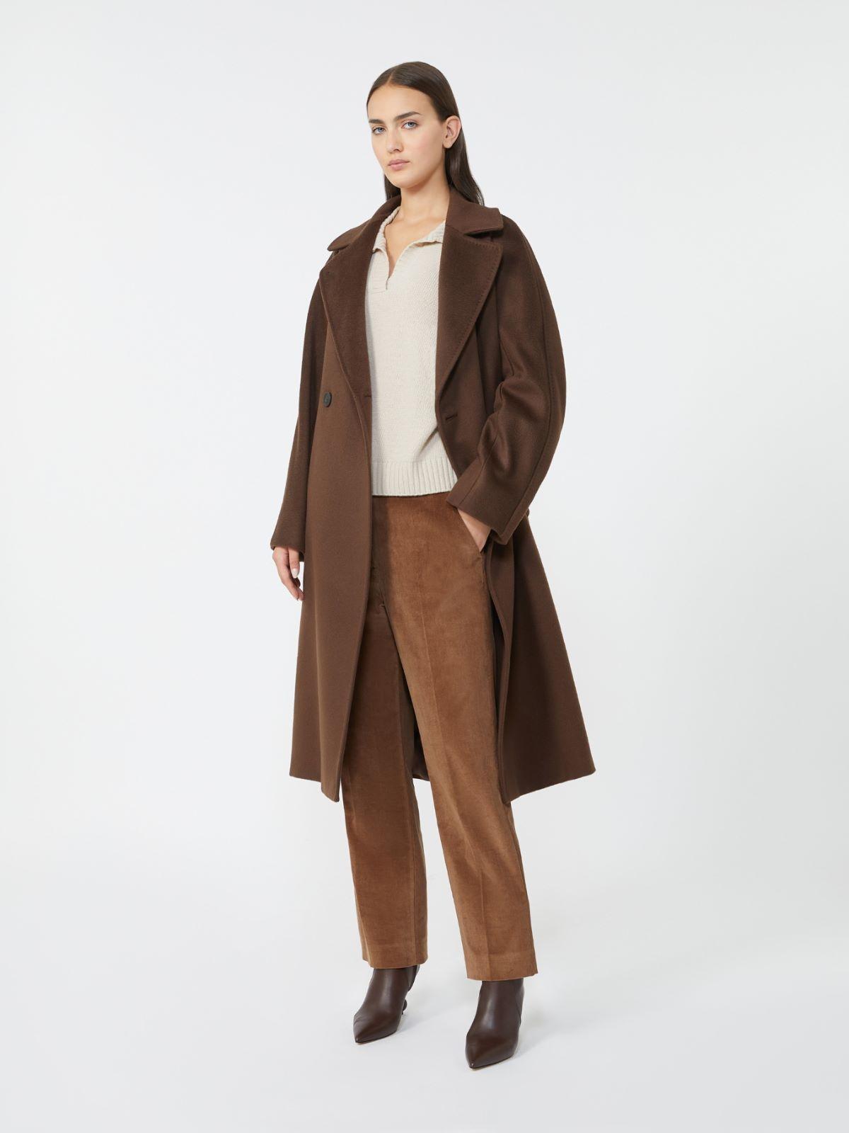 Cappotto midi doppiopetto in lana RESINA 089 WEEKEND 