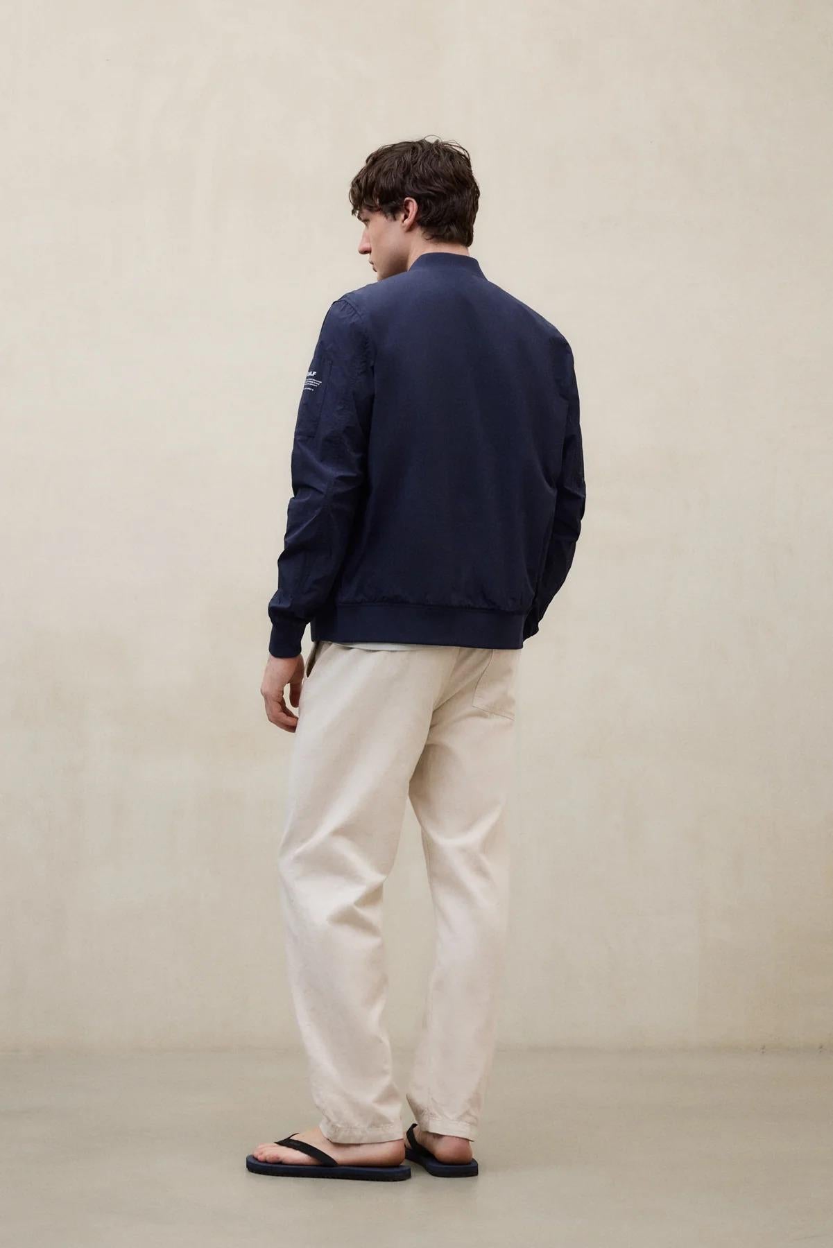 Giacca Wale Blu Navy<BR/><BR/> WALE 161 ECOALF 