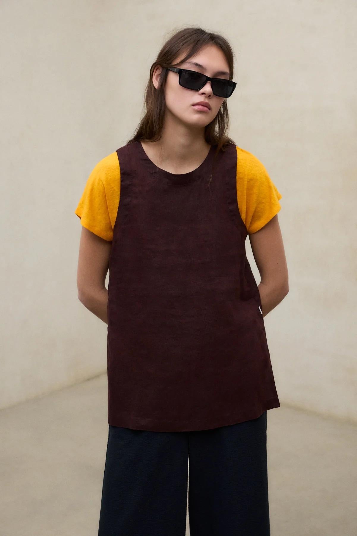 Camicia Sia Marrone<BR/><BR/> SIA 538 ECOALF 