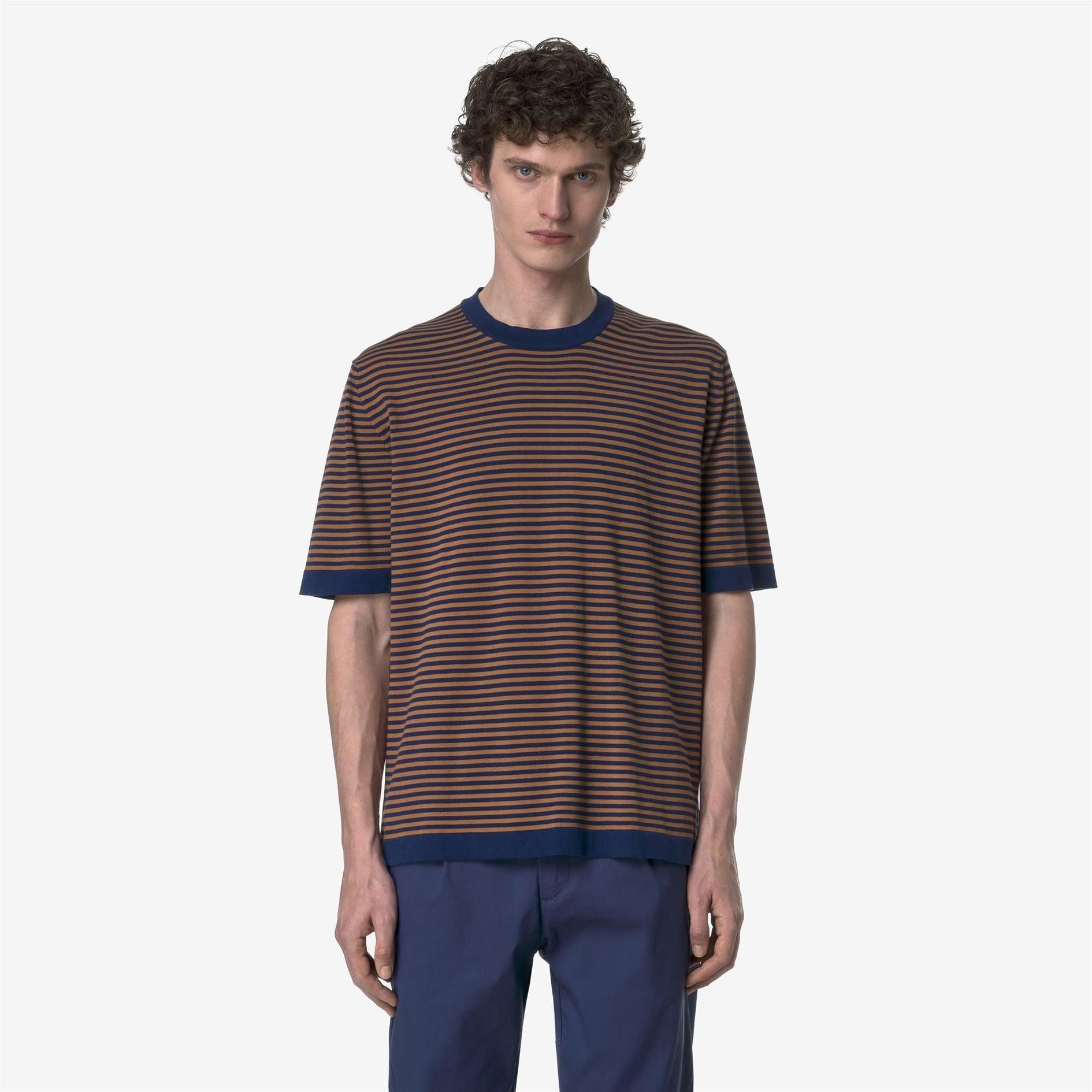 Maglia in cotone a righe COMBE STRIPES