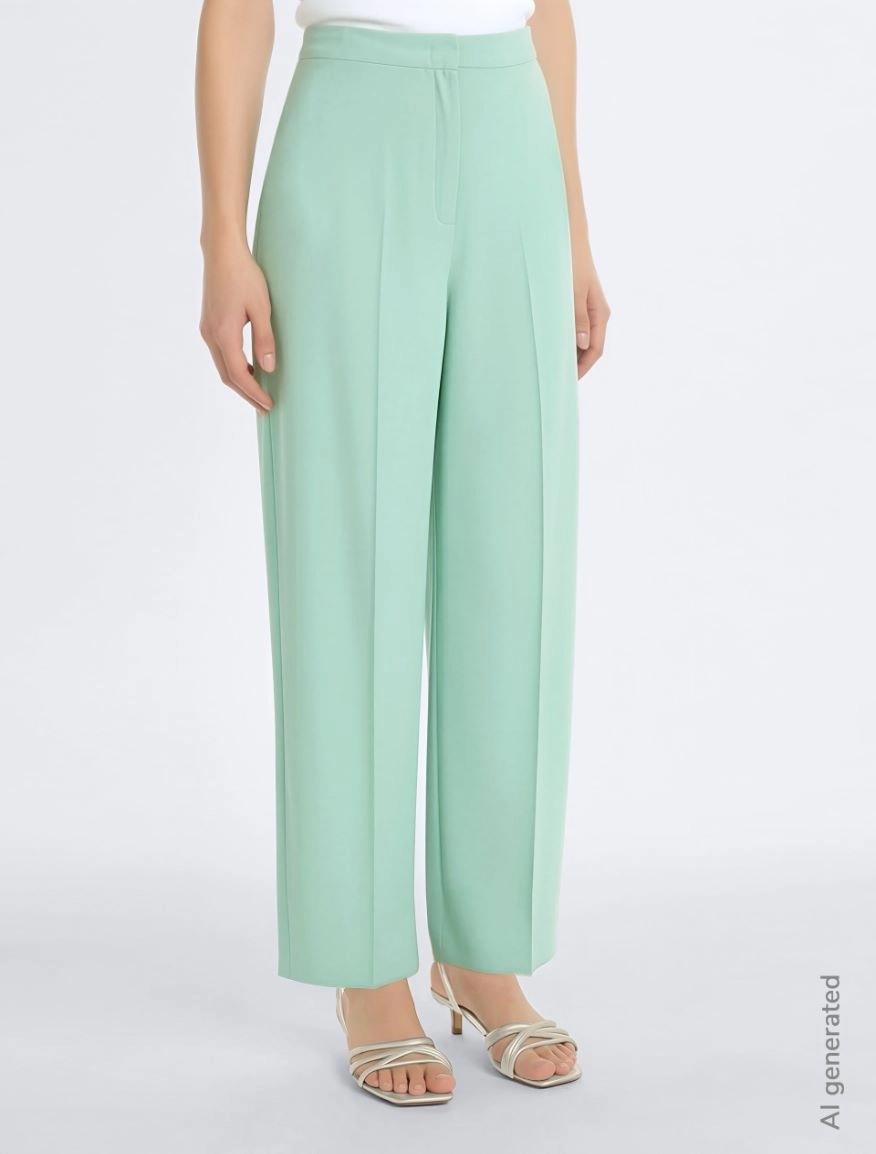 PANTALONI IN MISTO SETA IBLURBANO 003 IBLUES 