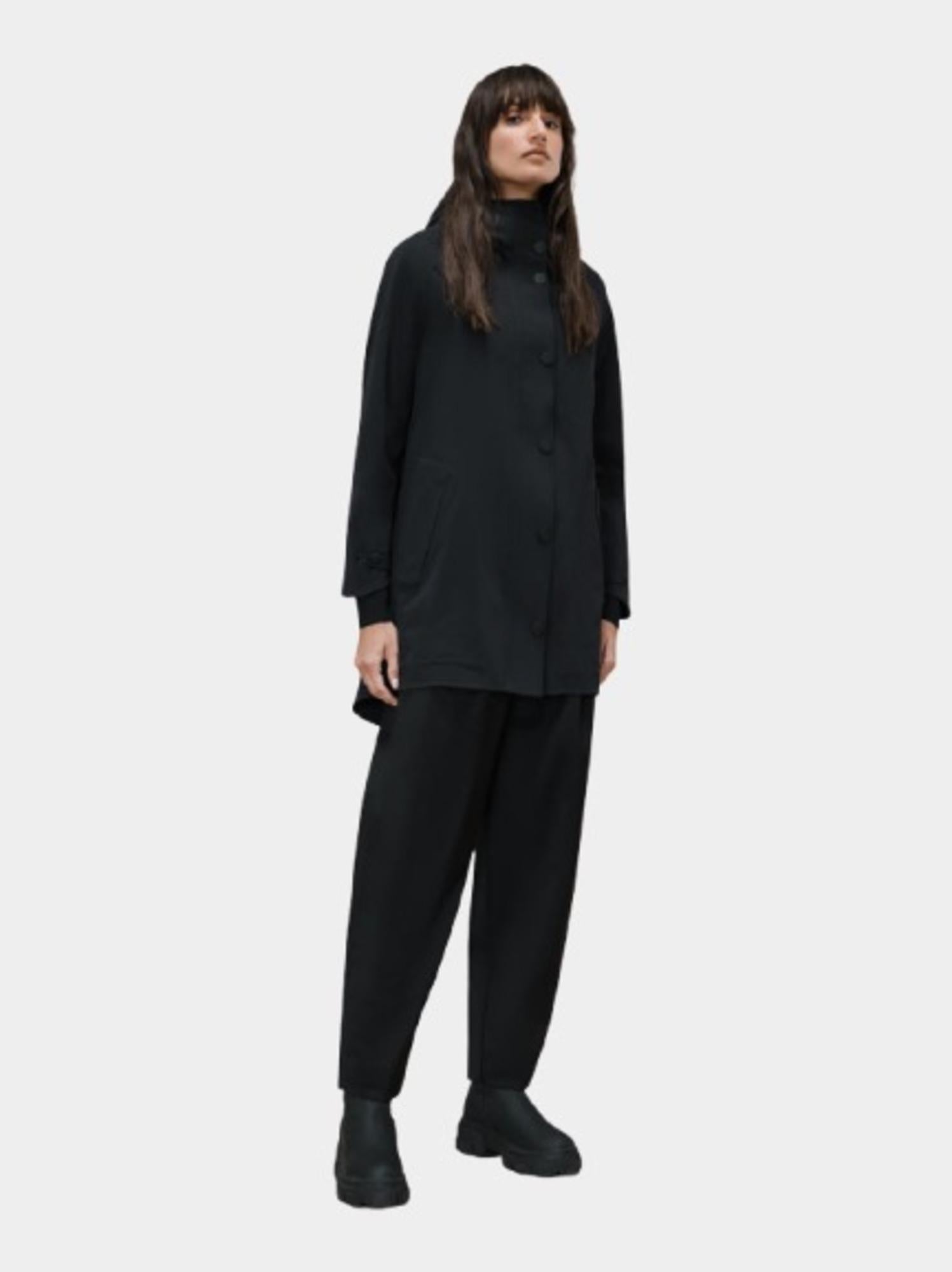 Parka donna in tessuto tecnico impermeabile