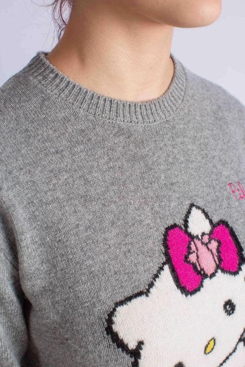 Maglia Donna Hello Kitty "Pilates Queen"<BR/> QUE0010 00466I MC2 SAINT BARTH 