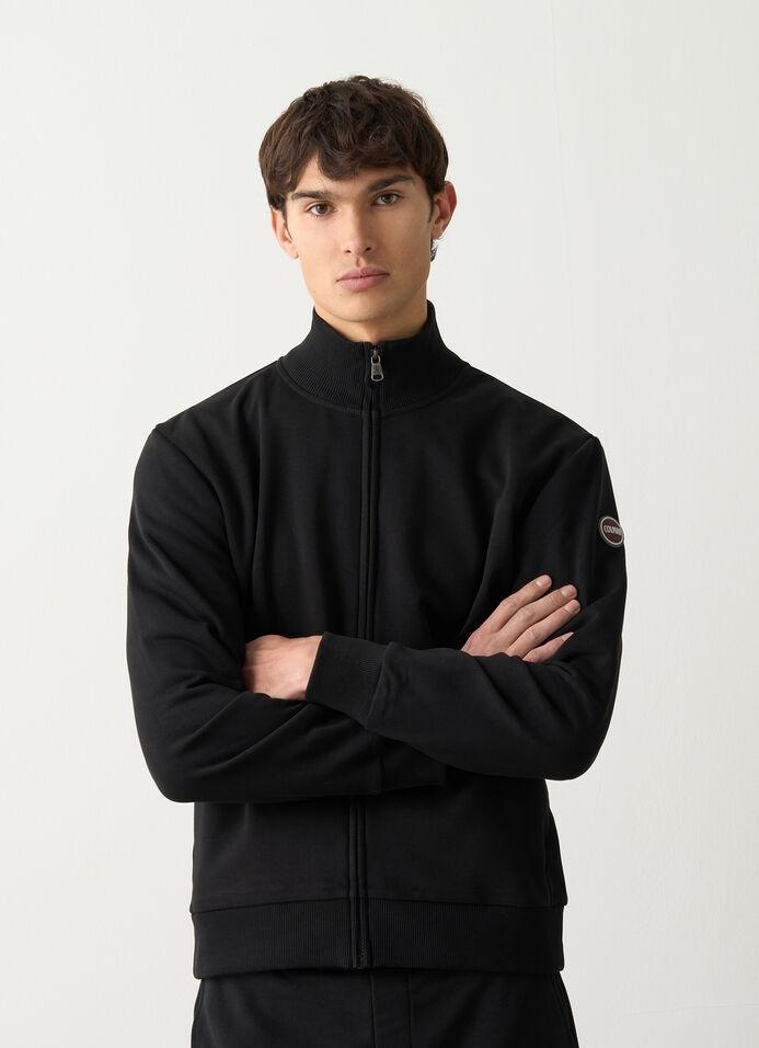 Felpa uomo in cotone full zip