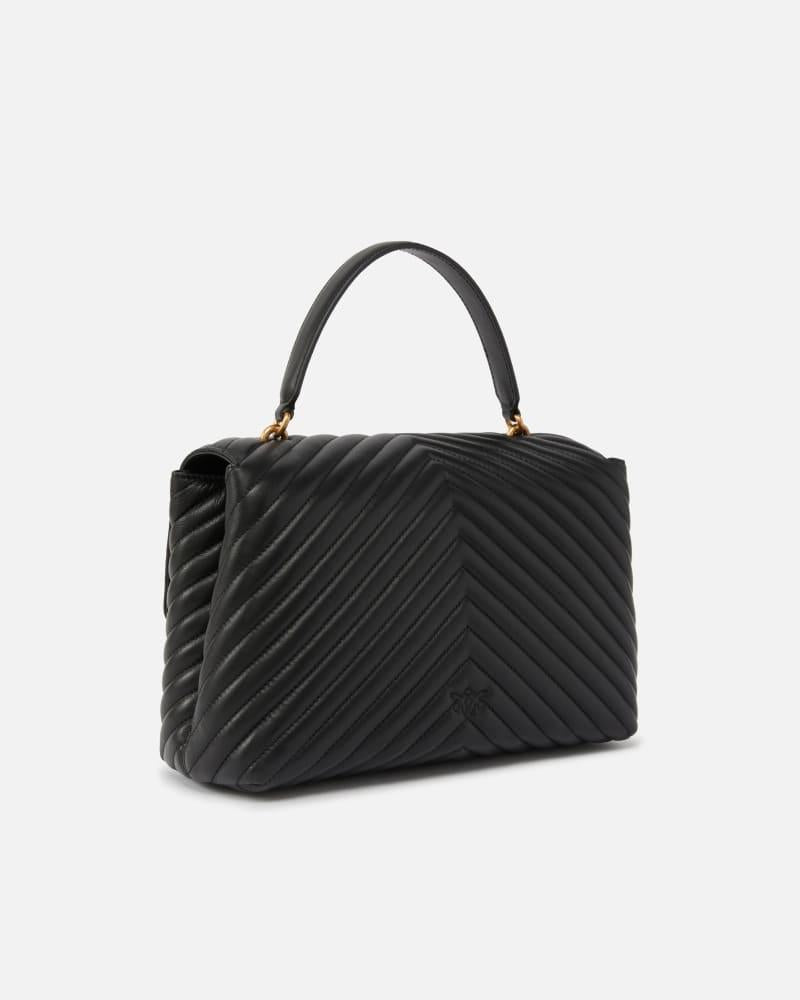 Big Lady Love Bag Puff Chevron 10042A0GK Z99Q PINKO 