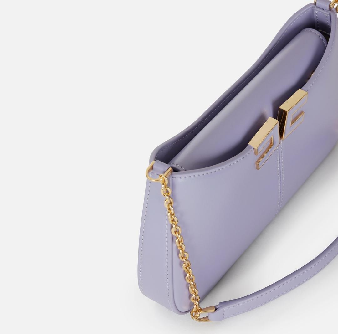 Borsa a spalla con dettaglio logo<BR/> BS93A61E2 EV7 ELISABETTA FRANCHI 