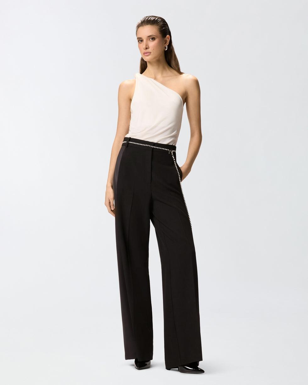 Top monospalla con nodo<BR/> 106544A37V Z05 PINKO 
