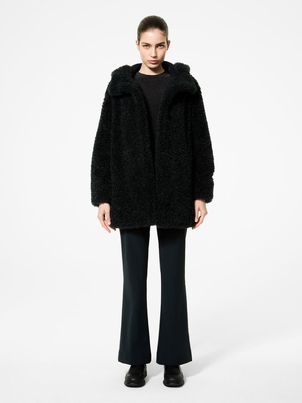 Lamb Hood Wom Jkt<BR/> W25571 11 RRD 