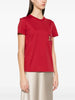 T-shirt in jersey con taschino ricamato