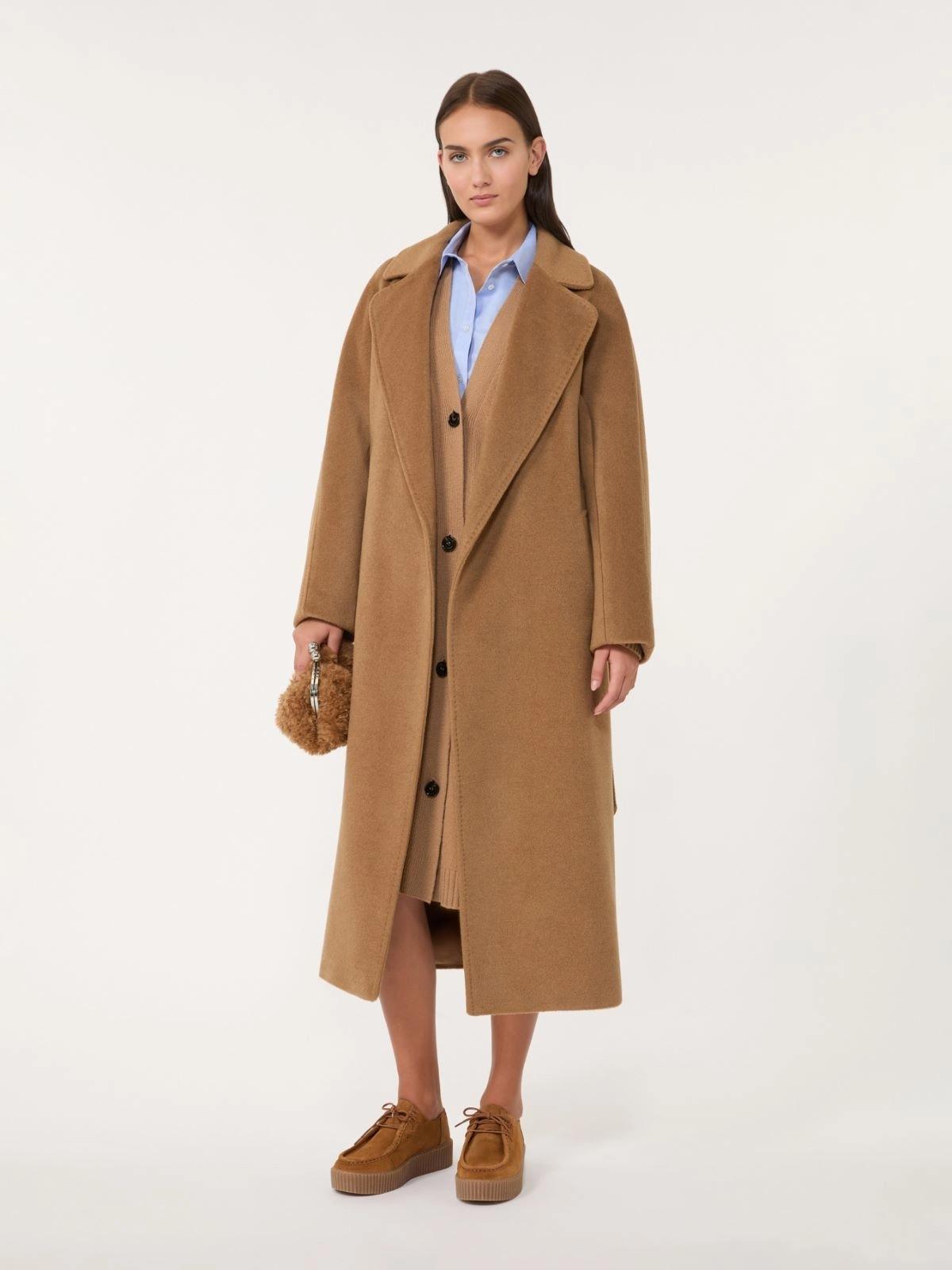 Cappotto lungo in lana e alpaca TEMPERA 026 WEEKEND 