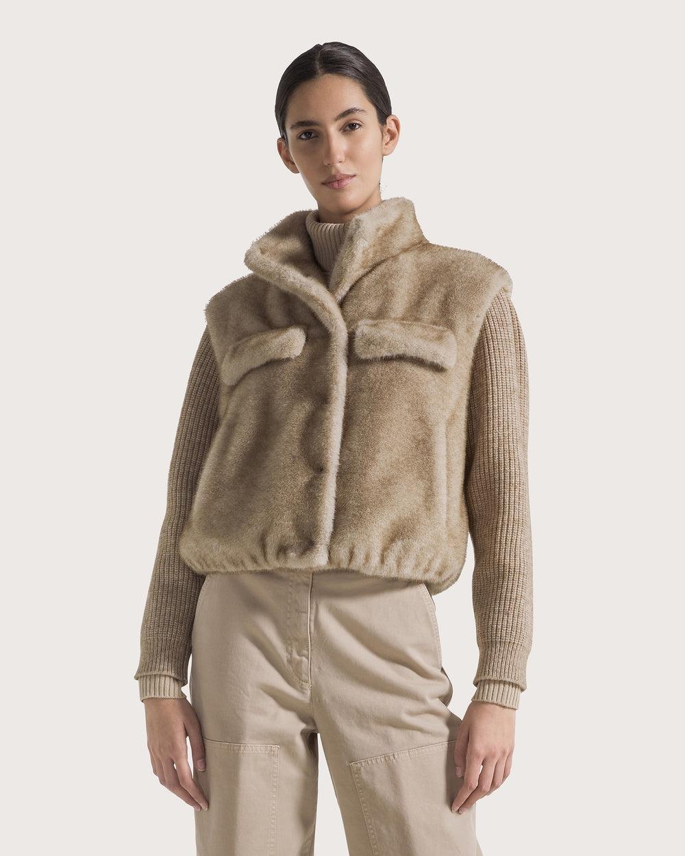 Giubbotto in ecopelliccia PE0241520288 012 SEVENTY 