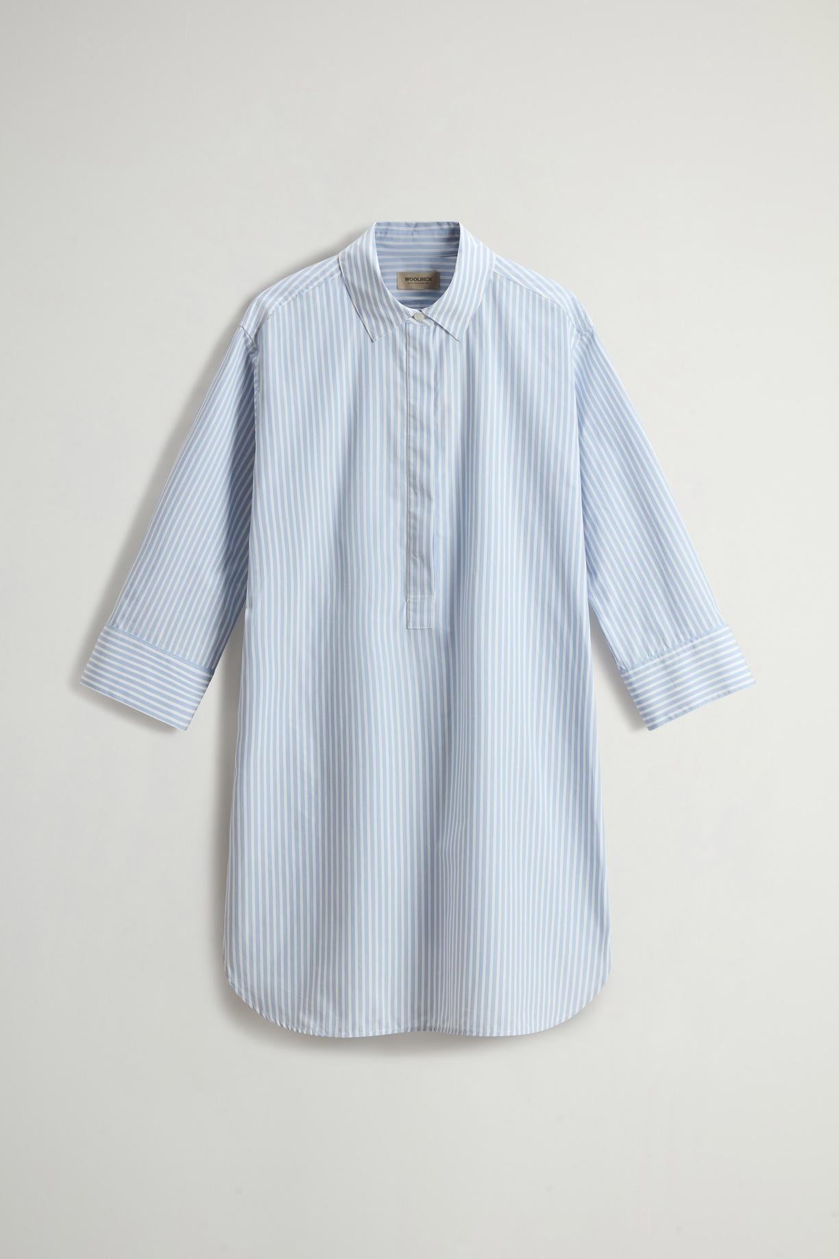 Vestito Serafino in popeline di puro cotone a righe<BR/> CFWWDR2023FRUT5378 31199 WOOLRICH 
