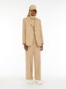 Blazer donna monopetto in tela di pura lana