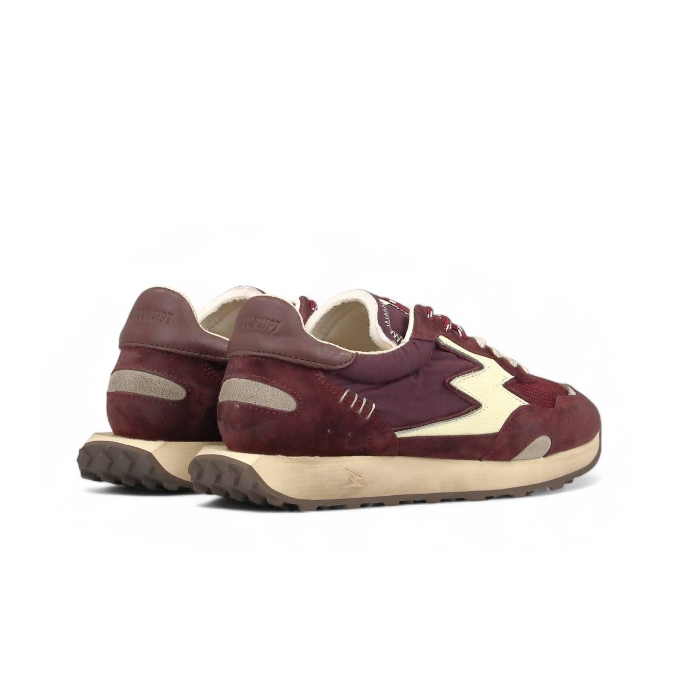 Sneaker Hype Burgundy<BR/> HY227 BURGUNDY MOACONCEPT 