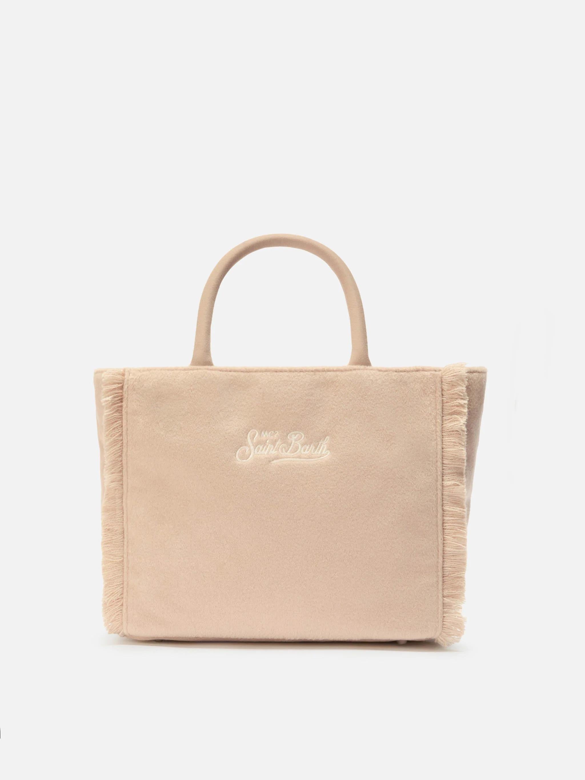 Borsa Colette Felt in misto lana beige COL0037 00296I MC2 SAINT BARTH 