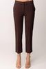 Pantaloni in crêpe leggero con logo charm