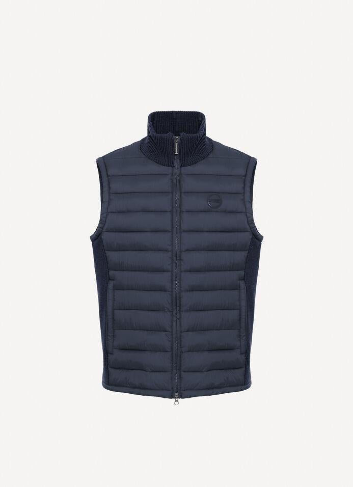 Gilet con inserti in maglia a costina 1113 68 COLMAR 