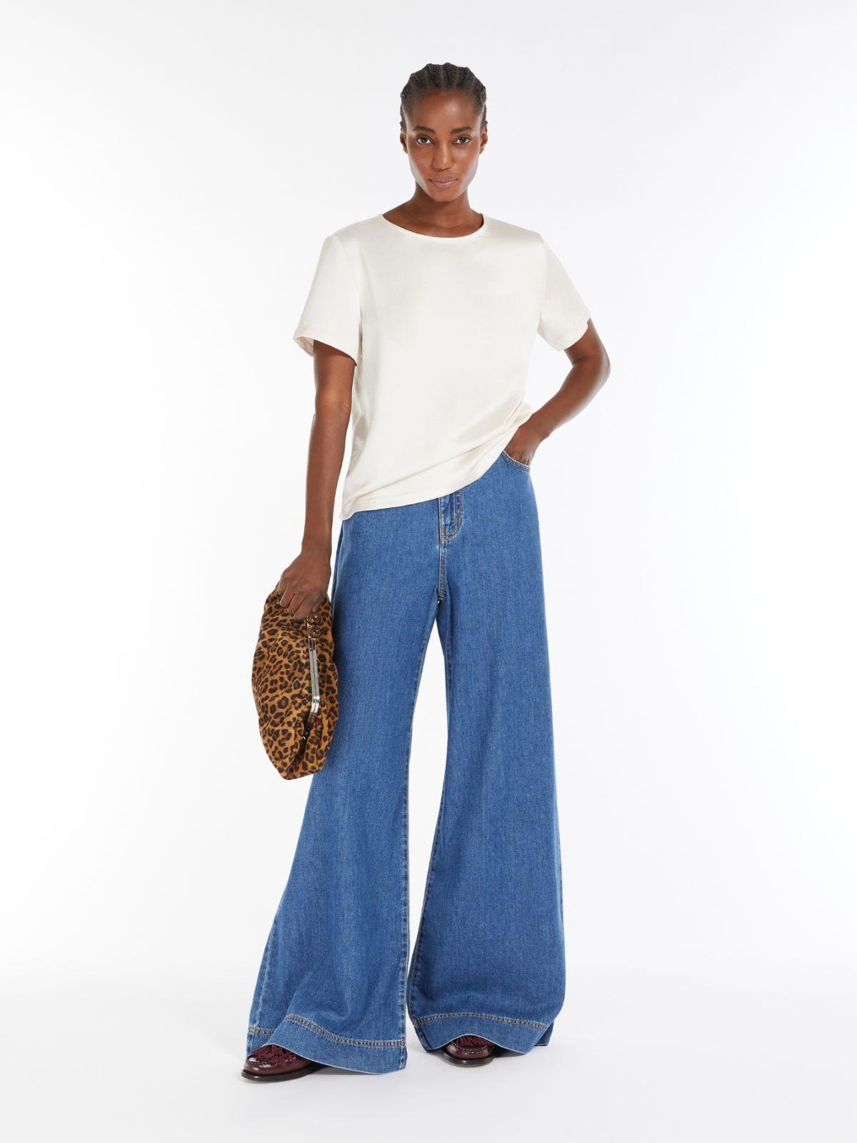 T-shirt donna in raso e jersey AMBURGO 002 WEEKEND 