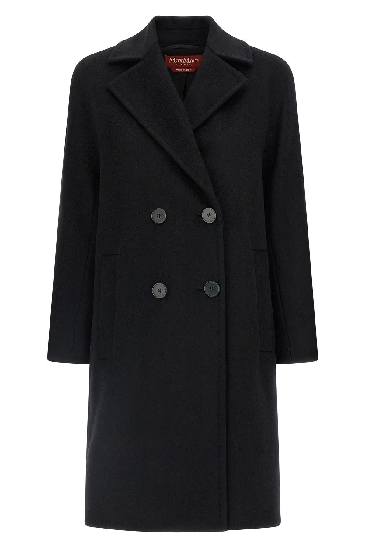 Cappotto in drap di pura lana AGENDA 013 MAX MARA STUDIO 
