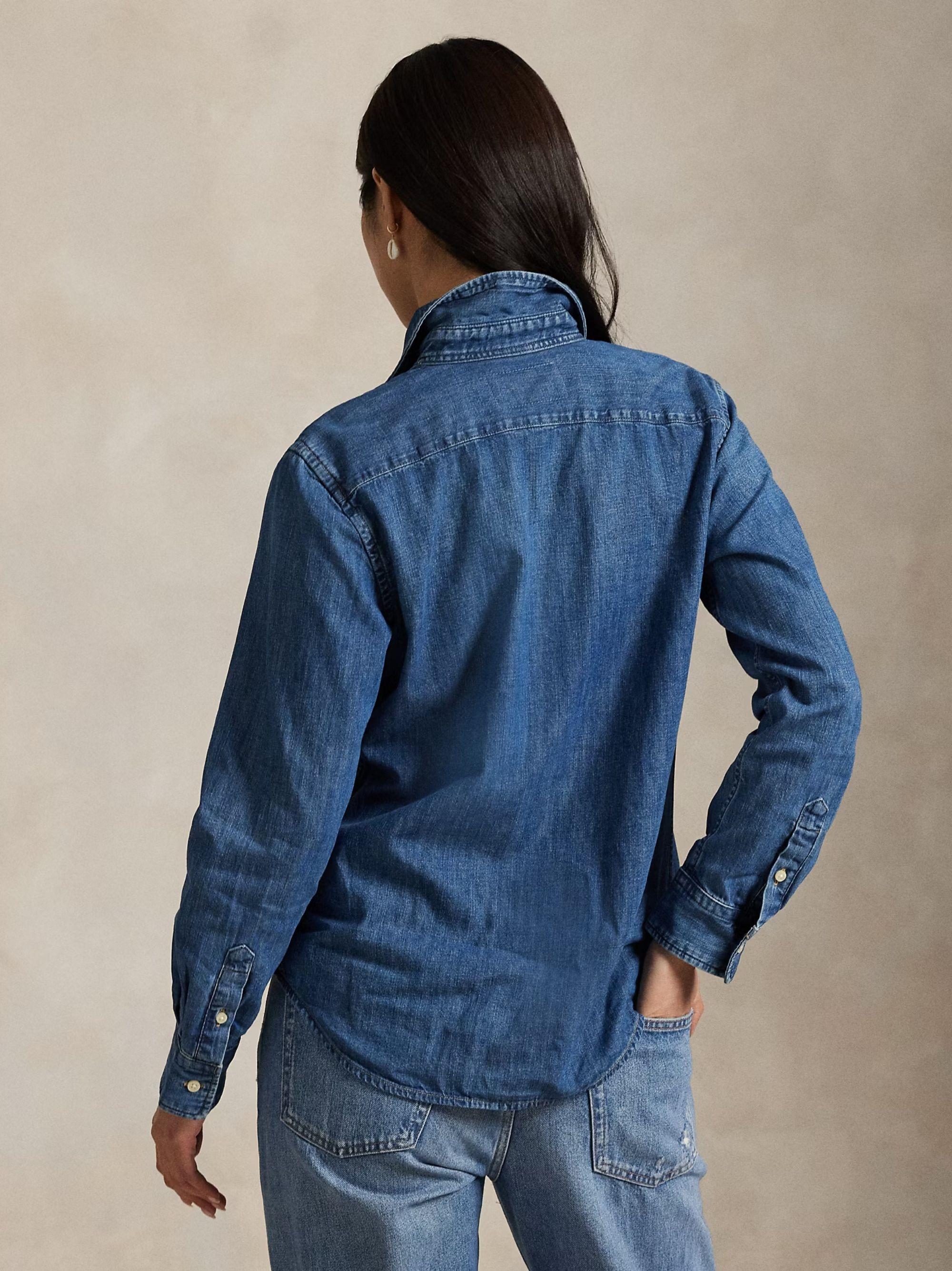 Camicia in denim di puro cotone 211969458 001 RALPH LAUREN 