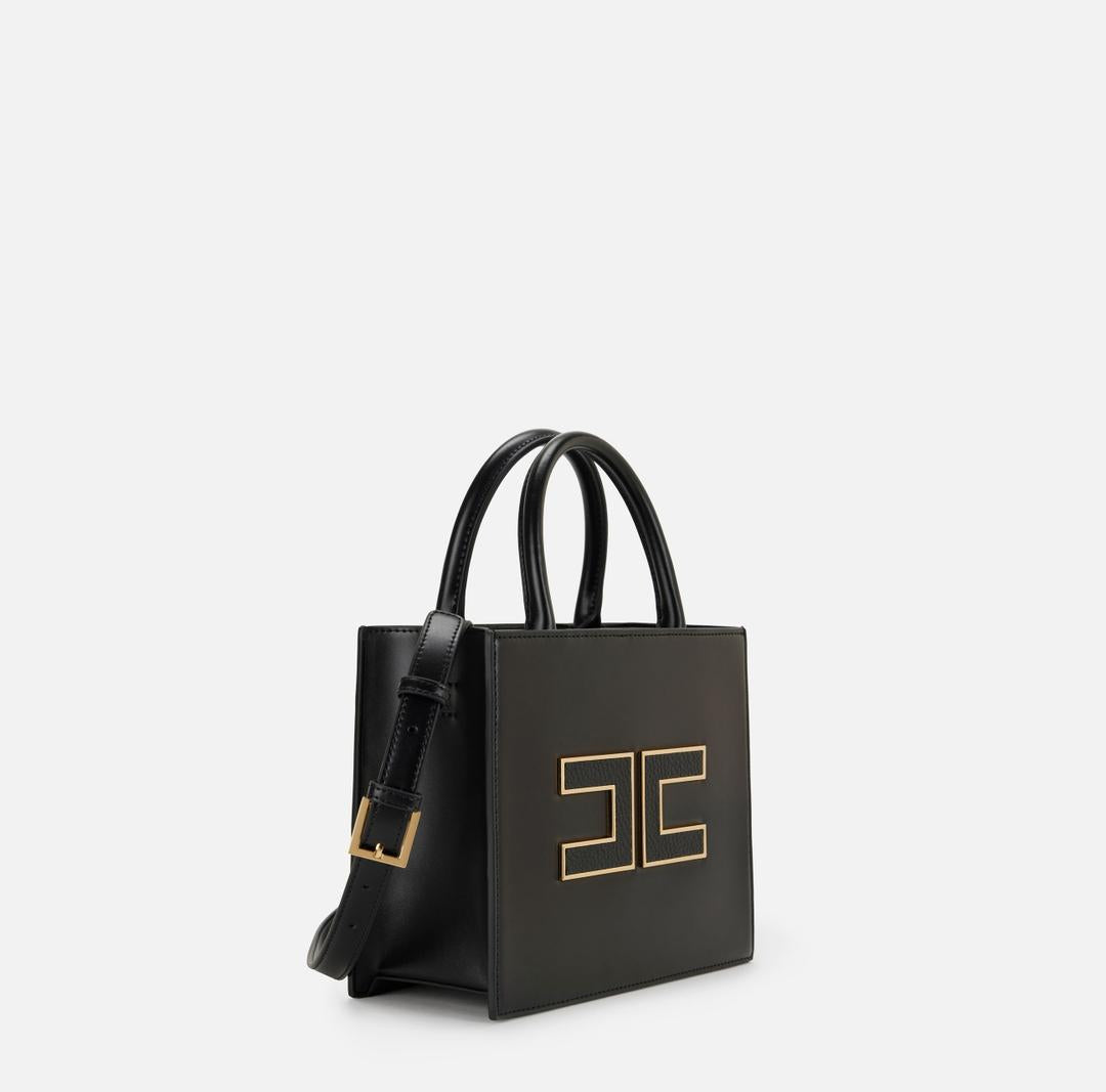 Tote piccola con logo BS33A56E2 110 ELISABETTA FRANCHI 