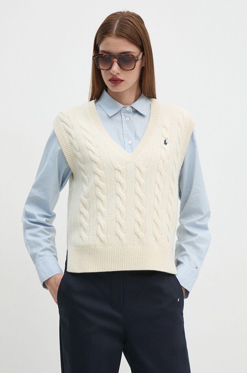 Gilet in misto lana a trecce 211949994 002 RALPH LAUREN 